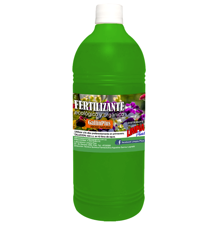 Fertilizante ecológico Gallinplus 1 lt 